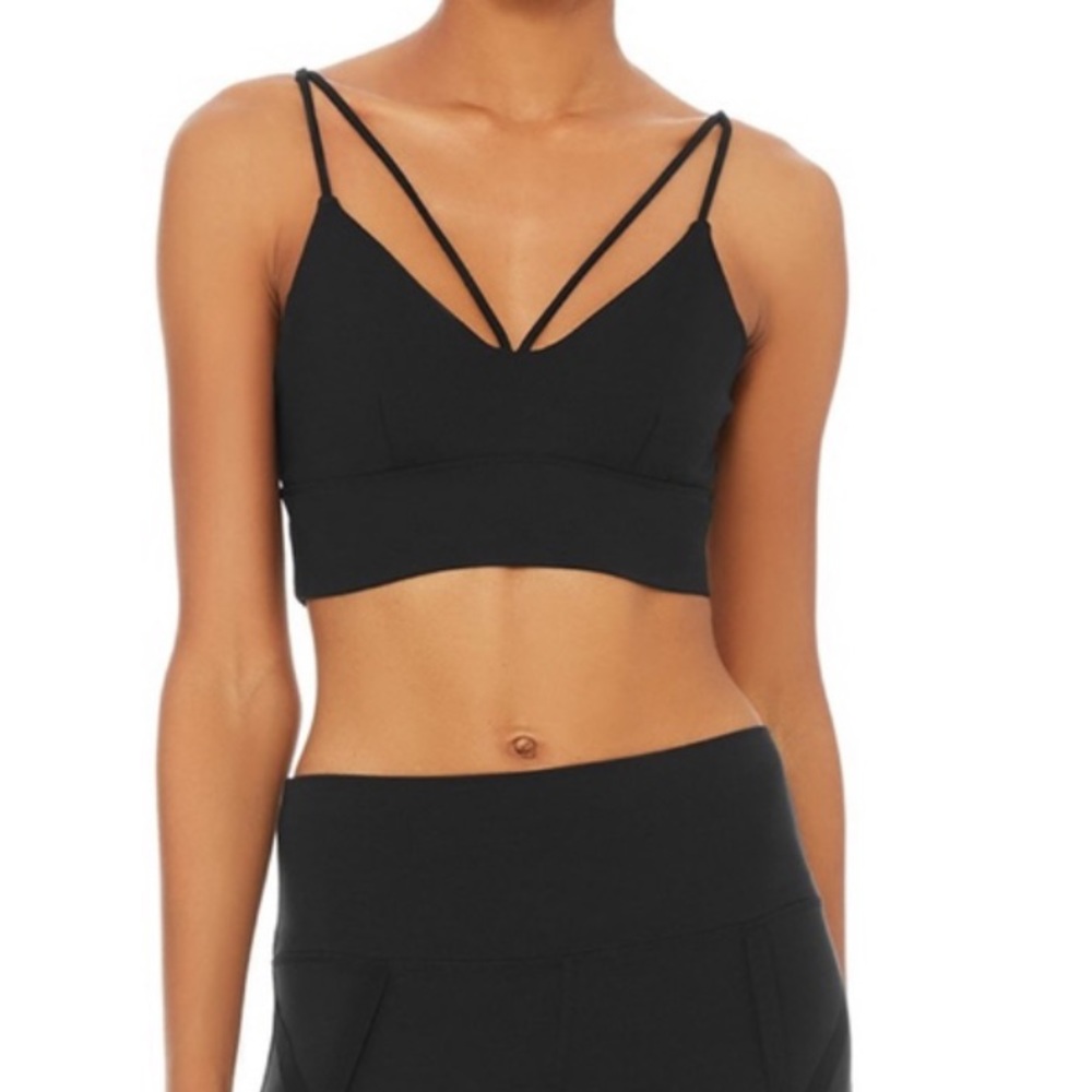 Alo Deluxe Bra Size small, black